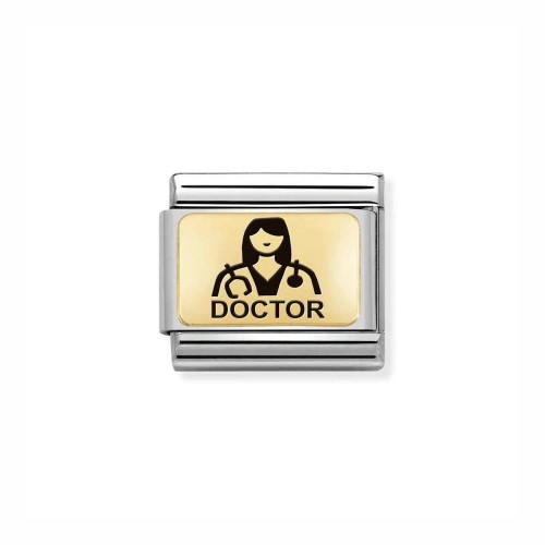 Element Link Nomination Composable Gold Lekarka 030166/15