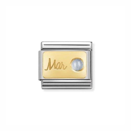 Element Link Nomination Composable Gold Akwamaryn Marzec 030519/03
