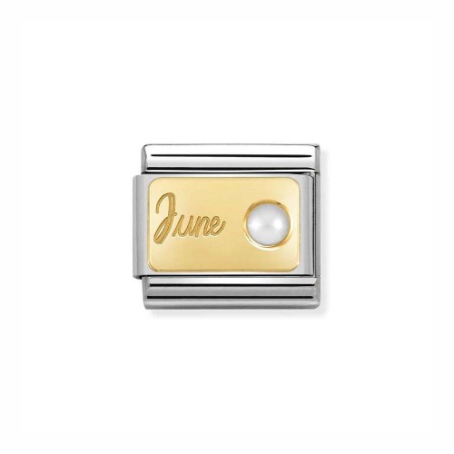 Element Link Nomination Composable Gold Perła Czerwiec 030519/06