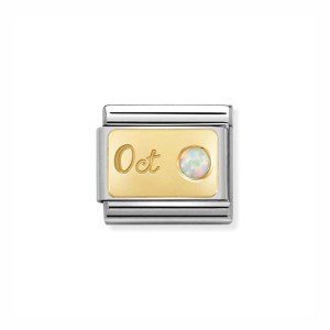 Element Link Nomination Composable Gold Opal Październik 030519/10