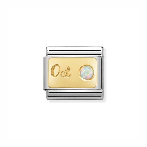 Element Link Nomination Composable Gold Opal Październik 030519/10