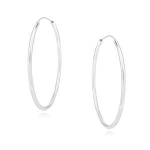 Srebrne kolczyki kółka SL-KSZ2050ER