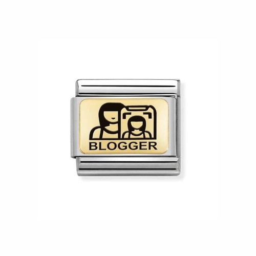 Element Link Nomination Composable Gold Blogger 030166/08