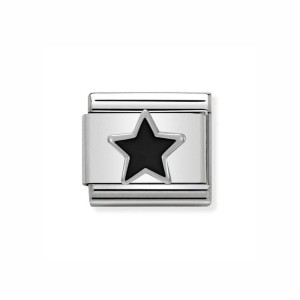 Element Link Nomination Composable Silver Czarna Gwiazda 330202/05