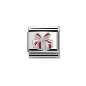 Element Link Nomination Composable Silver Prezent 330204/06