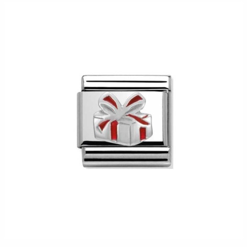 Element Link Nomination Composable Silver Prezent 330204/06