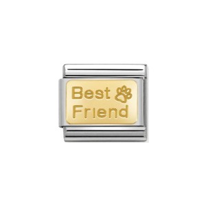 Element Link Nomination Composable Gold Best Friend 030121/50
