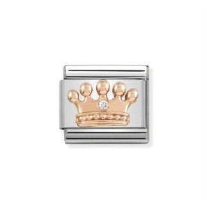 Element Link Nomination Composable Rose Gold Korona 430305/24