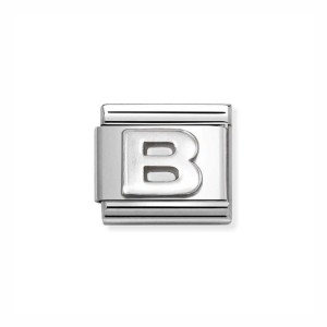 Element Link Nomination Composable Silver Litera B 330113/02
