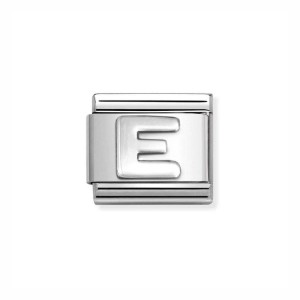 Element Link Nomination Composable Silver Litera E 330113/05