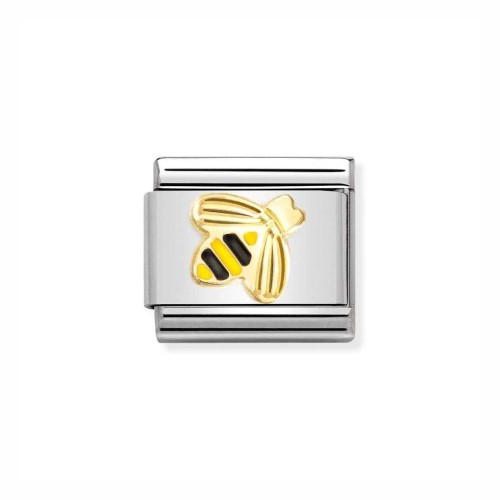 Element Link Nomination Composable Gold Pszczółka 030285/64