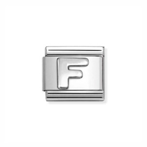 Element Link Nomination Composable Silver Litera F 330113/06