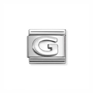 Element Link Nomination Composable Silver Litera G 330113/07