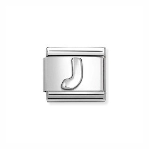 Element Link Nomination Composable Silver Litera J 330113/10