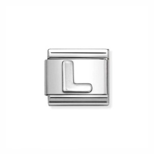 Element Link Nomination Composable Silver Litera L 330113/12