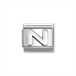 Element Link Nomination Composable Silver Litera N 330113/14