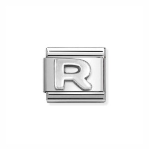 Element Link Nomination Composable Silver Litera R 330113/18