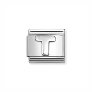 Element Link Nomination Composable Silver Litera T 330113/20