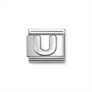 Element Link Nomination Composable Silver Litera U 330113/21